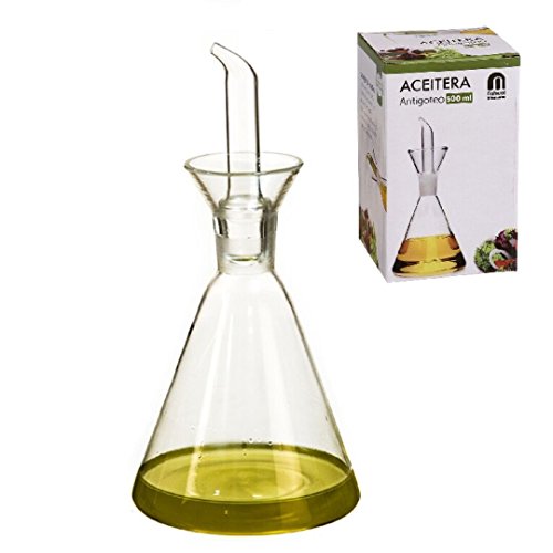 Aceitera antigoteo cristal 500ml