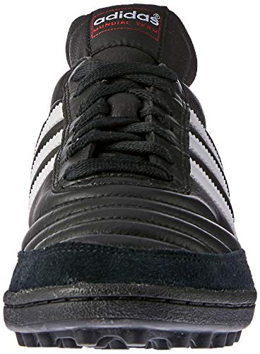 adidas Originals Mundial Team, Botas de fútbol Unisex Adulto, Black/Running White FTW/Red, 43 1/3 EU