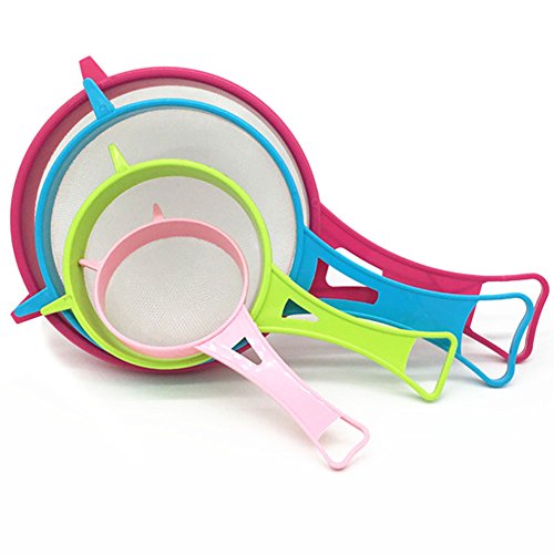 Ainstsk - Juego de 4 coladores de plástico Multiusos para Cocina
