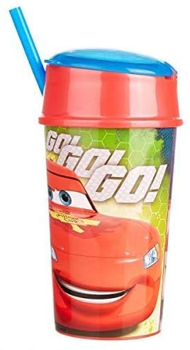 ALMACENESADAN 2322; Vaso Snack Disney Cars; Capacidad 400 ml; Producto de plástico; No BPA