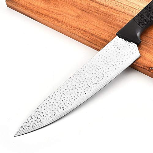 Alta calidad Acero inoxidable 6pcs Set de cuchillos de cocina fruta de pelado Utilidad Santoku chef cortar pan cuchillo de cocina (Color : 6pcs Kitchen Knives)