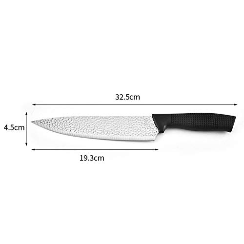 Alta calidad Acero inoxidable 6pcs Set de cuchillos de cocina fruta de pelado Utilidad Santoku chef cortar pan cuchillo de cocina (Color : 6pcs Kitchen Knives)
