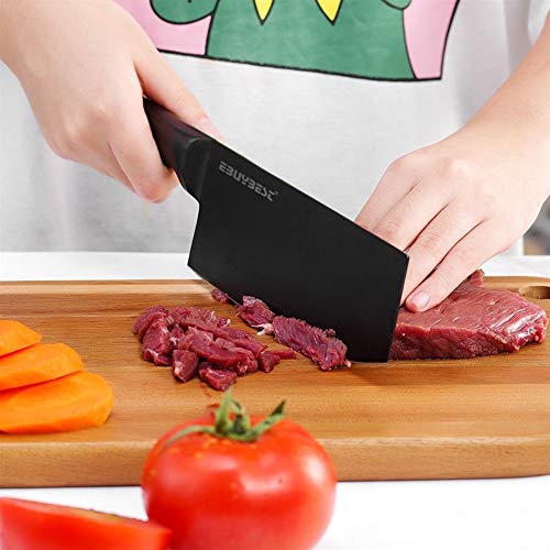 Alta calidad Cocina de acero inoxidable Cuchillos Santoku Cuchillos japoneses ultra pelado de utilidad Cuchillo Chef carne de pescado cuchillo sostenido utensilios de cocina (Color : 6.5 inch)