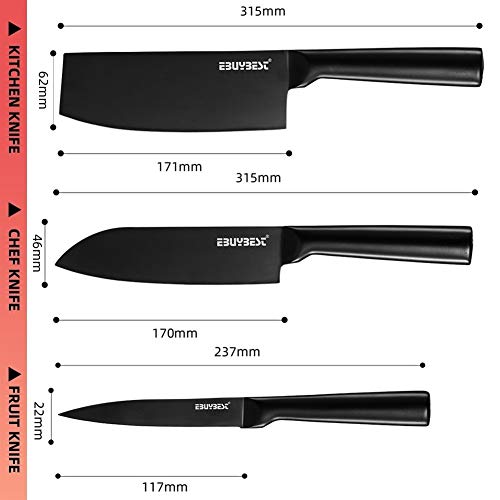 Alta calidad Cocina de acero inoxidable Cuchillos Santoku Cuchillos japoneses ultra pelado de utilidad Cuchillo Chef carne de pescado cuchillo sostenido utensilios de cocina (Color : 6.5 inch)