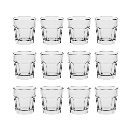 AmazonCommercial Gibraltar Shot Glass, 1.8 oz., Set of 12
