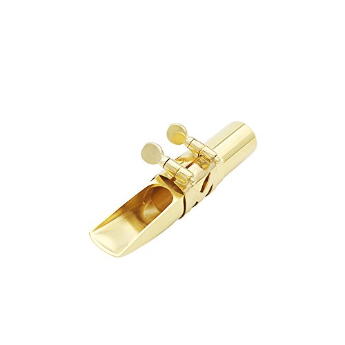 ammoon Alto Sax Saxofón 5C Boquilla de metal Boquilla de ratón