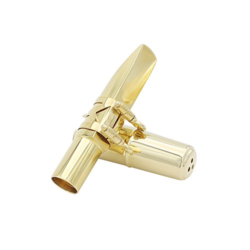 ammoon Alto Sax Saxofón 5C Boquilla de metal Boquilla de ratón