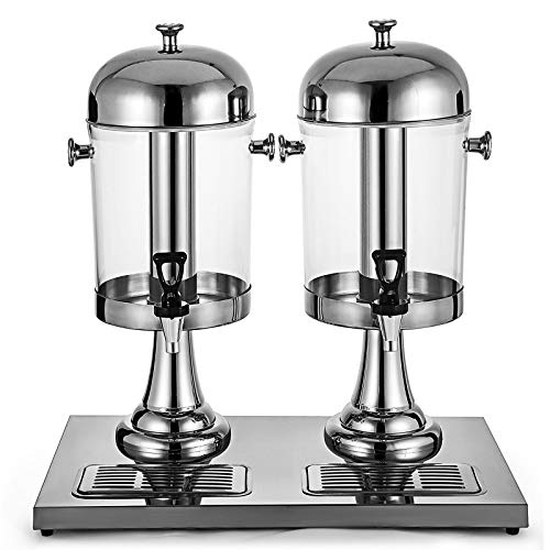 Anhon Dispensador de Bebidas Frías de 16 L / 4.2 GAL el Enfriador de Bebida Definitiva Dispensador de Jugos Máquina de Bebidas Comerciales de Acero Inoxidablepara Desayunos Bufé Hoteles