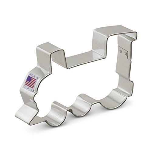Ann Clark Cookie Cutters Cortador de galletas tren - 11,5 cm - Acero fabricado en EE. UU.