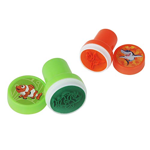 annhao Sellos Animales, 30 Piezas, Conjunto de Sellos Animales para Niños, Animal de Granja + Dinosaurio + Animal Salvaje, Regalos para Fiestas Infantiles