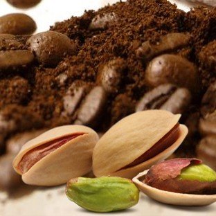 Aromas de Café - Café En Grano a la Crema de Pistacho - Café con Pistacho - 100% Arábica - Café Verde del Centro y Sur de América - Tostado Suavemente - 100 gr.