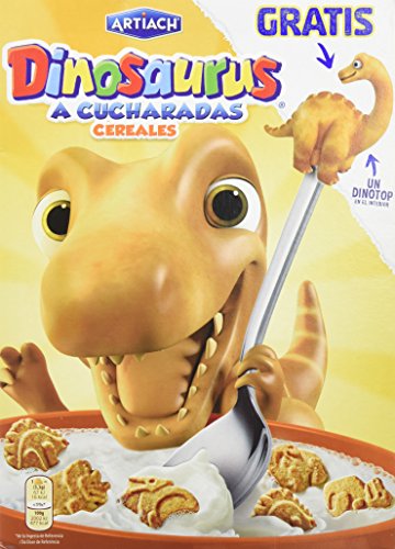 Artiach - Cereales Dinosaurus A Cucharadas, 350 g, Paquete de 4