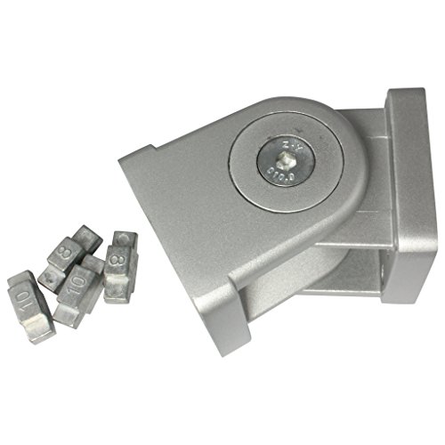 Articulación 40 x 40 Nut -/8/10 zinc fundido a presión aluminio lacado