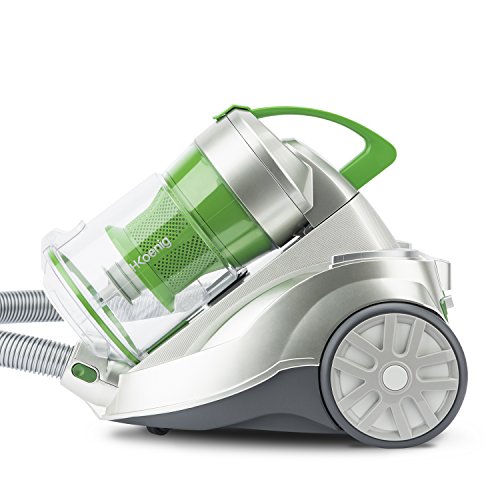 Aspiradora Sin Bolsas Potente, Clase Energética A, Capacidad 2L, Filtro HEPA, Tecnología Silenciosa 75 dB, Especial Mascotas. H.Koenig_AXO940
