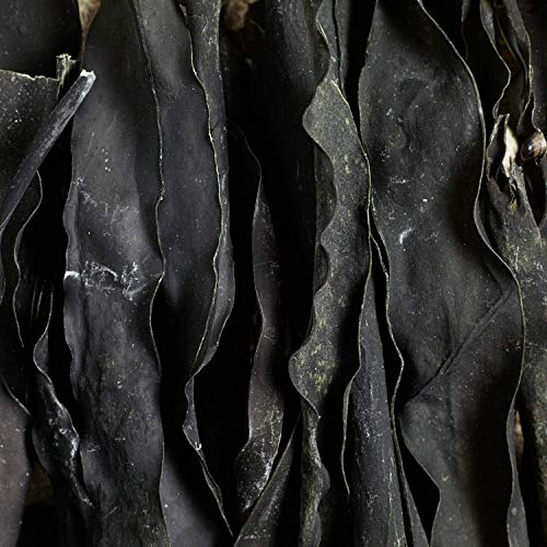 Atlantic Kitchen Wakame Algas Secas. Superalimento Orgánico Del Mar. Paquete de 6 bolsas de 40g.