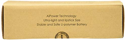 Aukey PB-N37 - Mini Cargador portátil de 5000 mAh, Color Dorado
