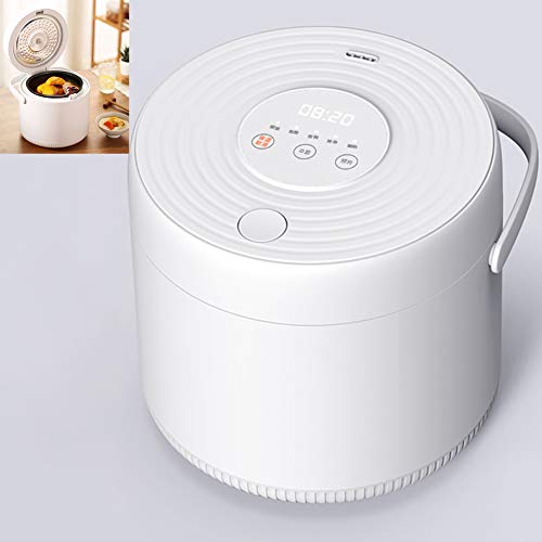 AURALLL Mini Cocina de arroz esterilizador, Olla de cocción Lenta, Cocina de arroz, Grano Cafetera, Vapor, Saltee, Fabricante de Yogur con una Sola pulsación Operación - 2L