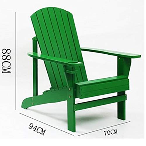 Axdwfd Tumbona Silla de salón, Silla de Rana de Madera Maciza para Actividades al Aire Libre, Silla de Playa, Tumbona en el Hotel, balcón, Silla portátil portátil con portavasos, 94 * 70 * 88 cm