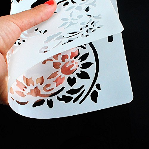 Axing Plantillas de Capas Calientes Paredes Venta de Cupones para Pintar Globos de Aire Caliente del álbum de grabación en Relieve Decorativo Plantilla de Scrapbooking