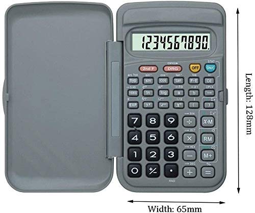 Aycpg Calculadora LED de Alta definición de Gran Pantalla de Diez dígitos Pantalla multifunción calculadora científica Estudio de Hielo Productos de la Tienda