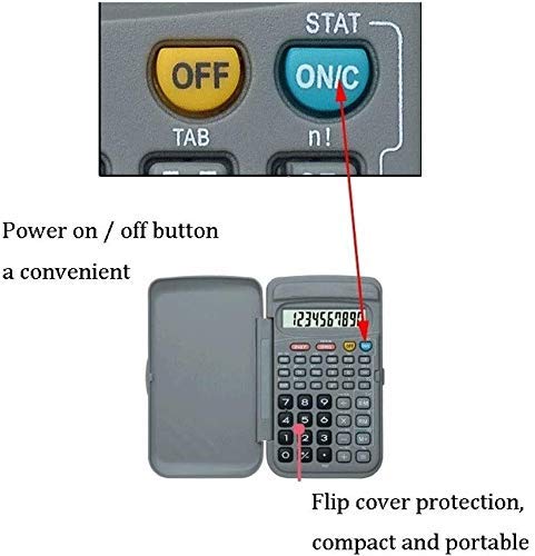 Aycpg Calculadora LED de Alta definición de Gran Pantalla de Diez dígitos Pantalla multifunción calculadora científica Estudio de Hielo Productos de la Tienda