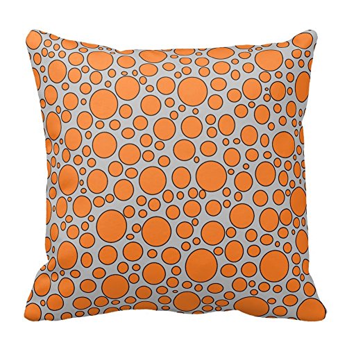 Bags-Online Lunares Funda de cojín Funda de Almohada con Cremallera para sofá