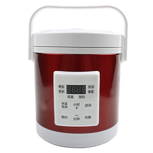 Balscw Mini Olla Arrocera De 12 V Y 24 V, Camiones De Coche De 1,6 L, Máquina De Cocción De Gachas De Sopa Eléctrica, Calentador De Alimentos, Fiambrera De Calentamiento Rápido