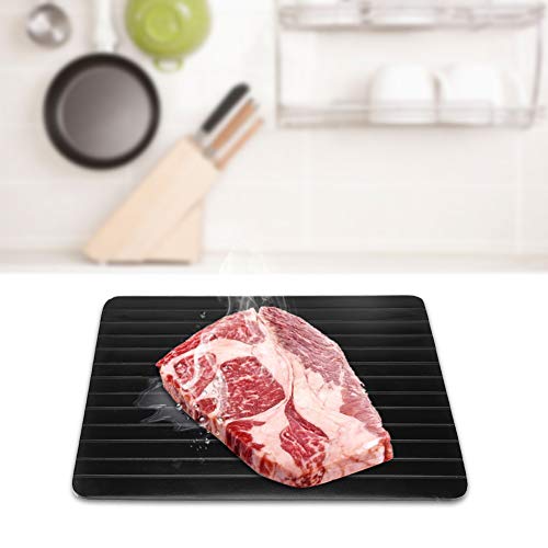Bandeja de Descongelación para Alimentos Congelados, Placa de Descongelación más Segura y Rápida para Carne Congelada Placa de Descongelación Profesional Herramienta de Cocina Práctica de Cocina
