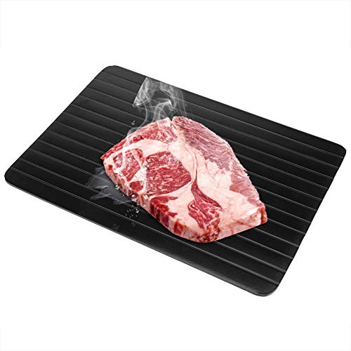 Bandeja de Descongelación para Alimentos Congelados, Placa de Descongelación más Segura y Rápida para Carne Congelada Placa de Descongelación Profesional Herramienta de Cocina Práctica de Cocina