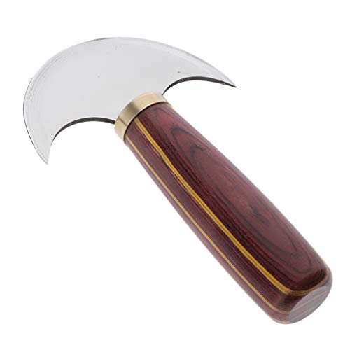 Baoblaze Cuchillo de Corte de Cuero Herramientas de Corte para Artesanía de Cuero Bricolaje - Pequeño