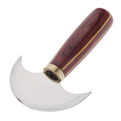 Baoblaze Cuchillo de Corte de Cuero Herramientas de Corte para Artesanía de Cuero Bricolaje - Pequeño