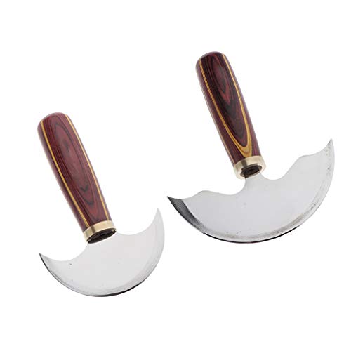 Baoblaze Cuchillo de Corte de Cuero Herramientas de Corte para Artesanía de Cuero Bricolaje - Pequeño