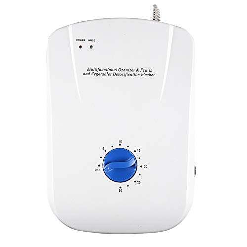 Basage Generador de Ozono Esterilizador de 220 V Purificador de Agua de Ozono de Aire PurificacióN Frutas Verduras Agua PreparacióN de Alimentos Ozonizador Ionizador (Enchufe de la EU)
