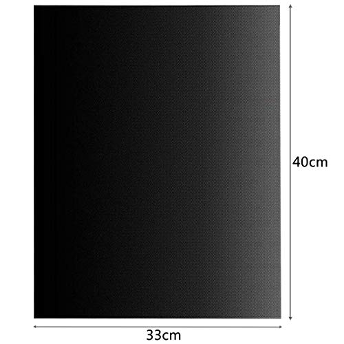BBQ Grill Mat, Esteras Parrilla de Barbacoa 5 Piezas, Grill de Malla Resistente al Calor Parrilla Reutilizable Adecuado para Hornear Carne, Pescado, Verduras, 40 * 33 cm