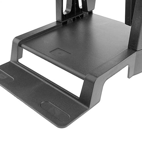BeMatik - Soporte Rollo Bobina Universal de Etiquetas para Impresora térmica Color Negro