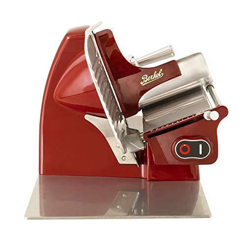 BERKEL - Cortadora Home Line 200 + Cover para Cortadora color rojo
