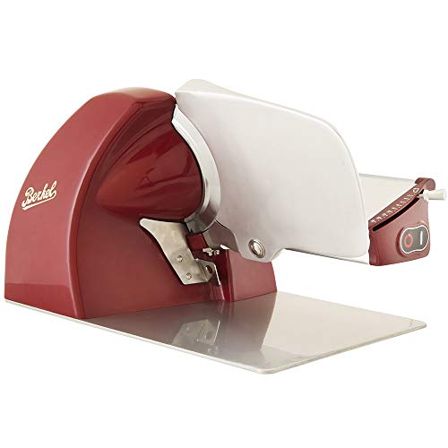 BERKEL - Cortadora Home Line 200 + Cover para Cortadora color rojo