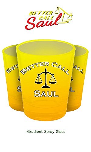 Better Call Saul oficial de la, AMC Premium amarillo vasos de chupito regalo