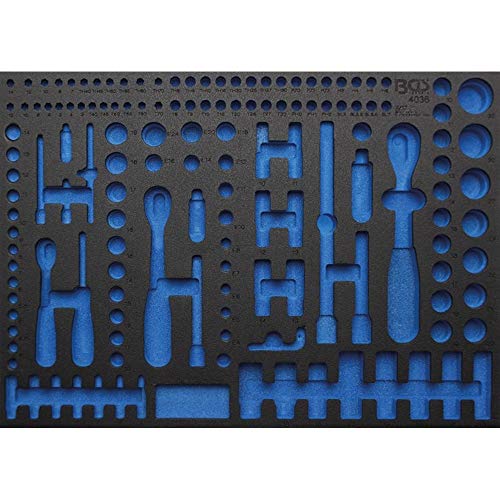 BGS 4036 | Bandeja para carro 3/3: Juego de llaves | 192 piezas