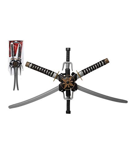 BigBuy Fun- Espada de Juguete Ninja (4 uds) (S1123440)