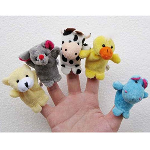 Binnan 16 Pcs Juguete Marionetas de Mano Animales Marionetas de Dedos para Niños Bebé