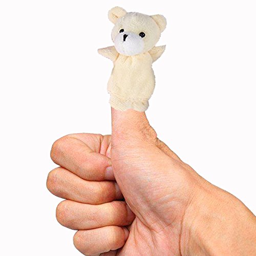 Binnan 16 Pcs Juguete Marionetas de Mano Animales Marionetas de Dedos para Niños Bebé
