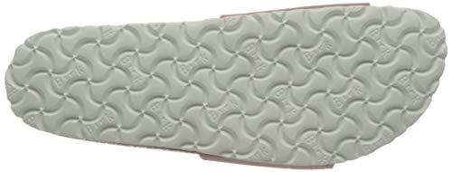 Birkenstock Mules Madrid Birko-Flor Icy Metallic Old Rose, Sandalia para Mujer, 37 EU