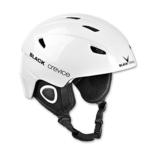 Black Crevice Kitzbühel Casco de esquí, Unisex-Adulto, Hielo, XL (61 cm)