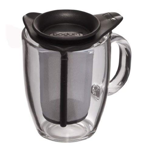 Bodum Yo-Yo Set Tetera Individual, Negro, Centimeters