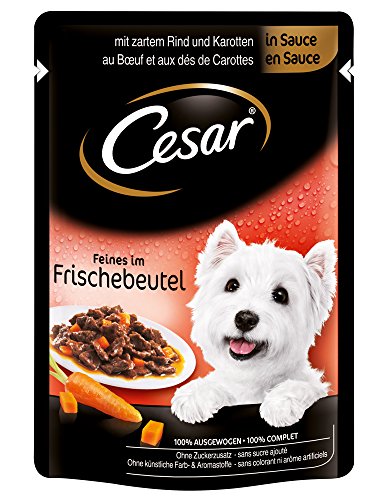 Bolsitas para Perros Delicias en Salsa de Buey y Zanahorias - [Pack de 24]