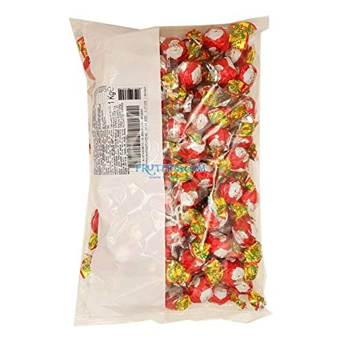 Bombón Papa Noel - Santa Claus de chocolate con leche 1000 gramos