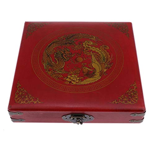 Bonarty 8 '' Feng Shui Luo Pan Fengshui Herramienta Brújula Geomántica Coleccionable Negro