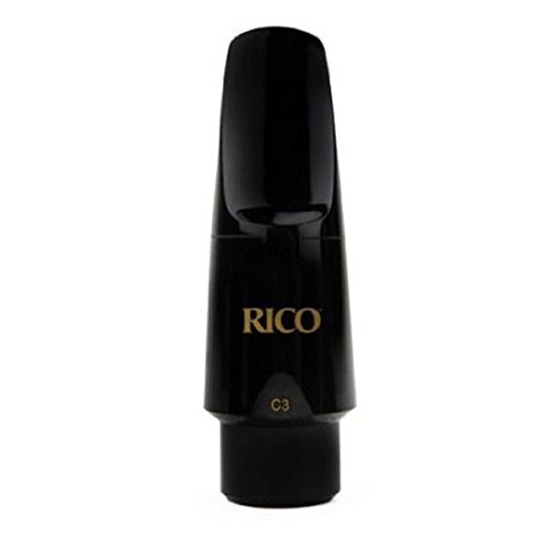 Boquilla de graftonita Rico para saxo tenor, C3.