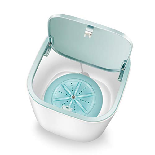 BSTQC Mini Lavadora Máquina USB Alimentado Ultrasónico Turbina Mini Turbo Portátil Lavadora Máquina para Ropa Interior Bebé Ropa Viajes RV Camping Lavandería Lavadora